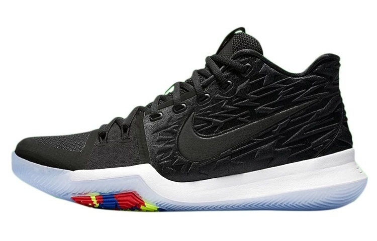 Мужские кроссовки Nike Kyrie 3 (черные) — фото 1
