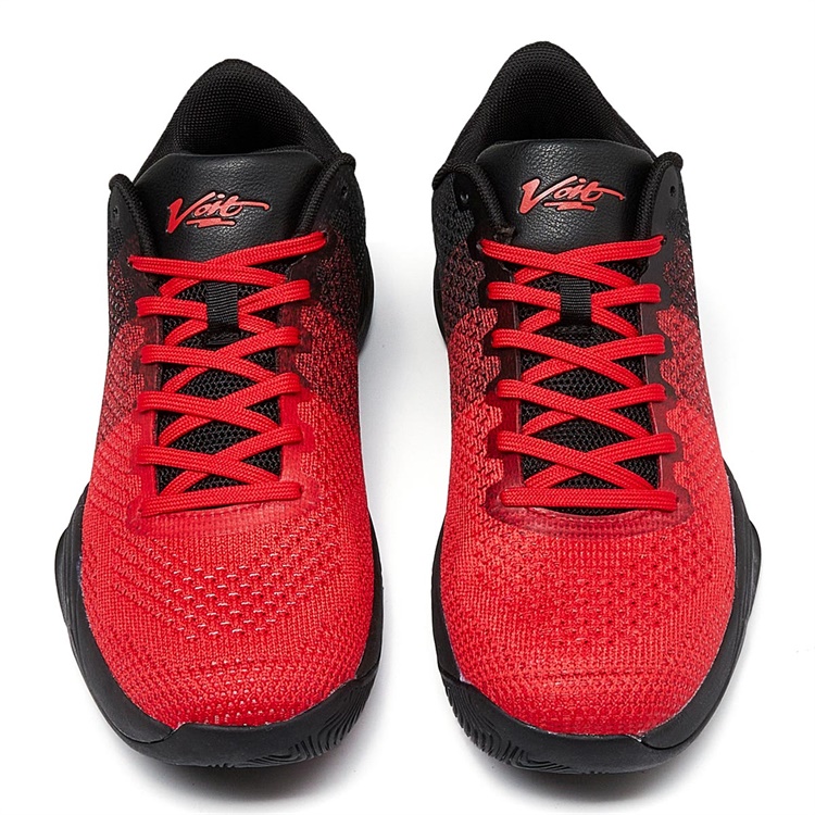 VOIT Basketball Shoes Men’s Low Top Black/Ice Red