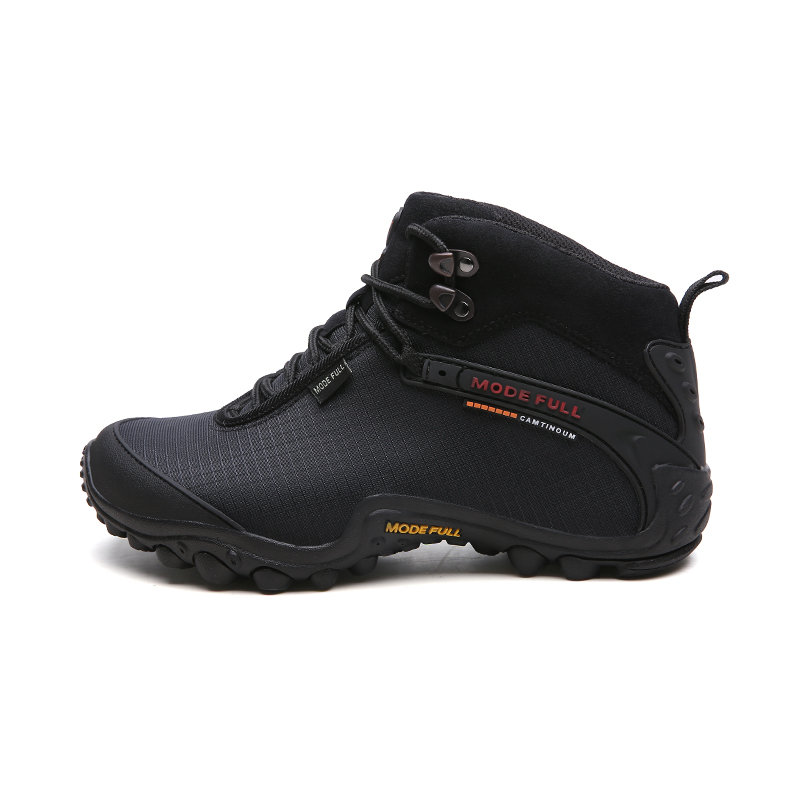 MODE FULL Mountaineering & Hiking Shoes Men’s High Top Black