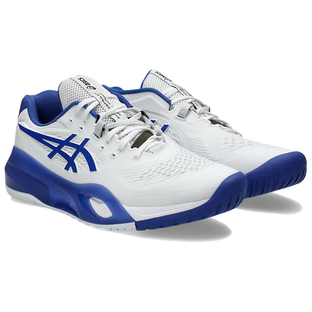 ASICS GEL RESOLUTION X Low top Tennis Shoes Men’s White Blue