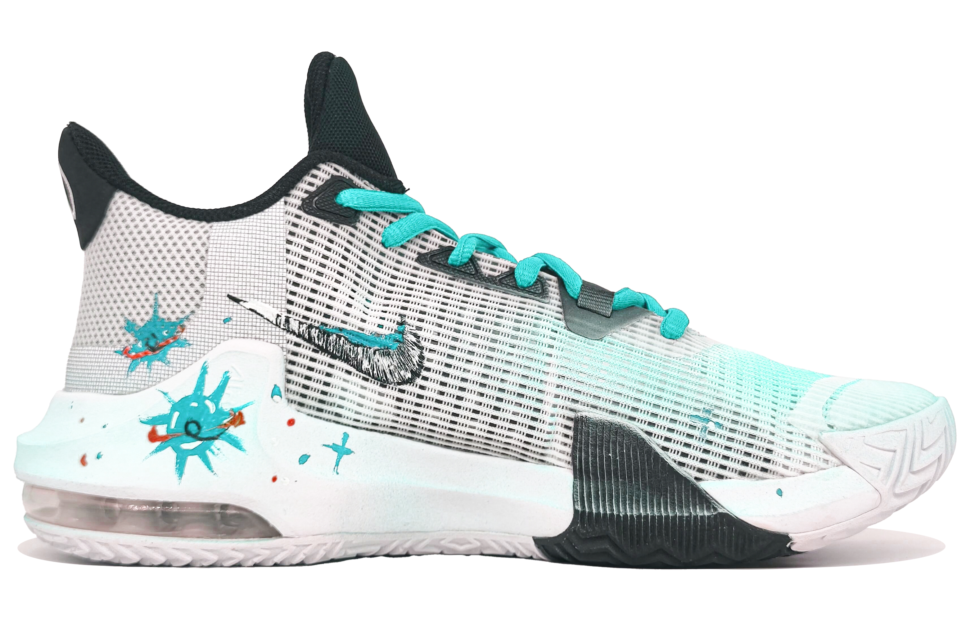 Nike Air Max Impact 3 Slip Resistant Abrasion Resistant Low top Basketball Shoes Men’s Aurora Blue