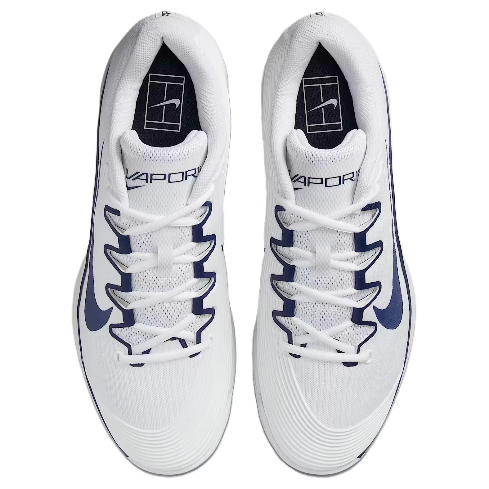 Nike Vapor 12 Abrasion Resistant Low top Tennis Shoes Men’s White