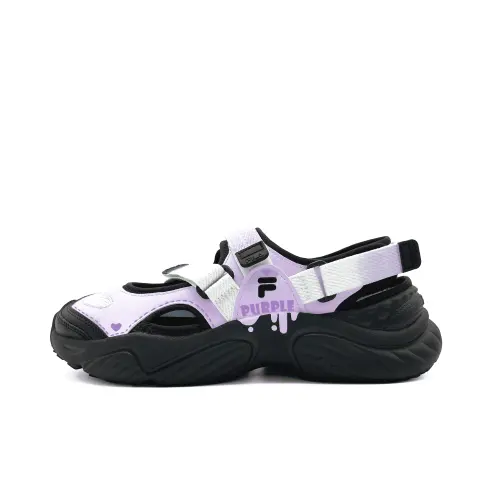FILA FUSION Conch Grape Butter Beach Sandals Women's Purple