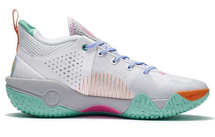 Li Ning Textile, Synthetic Leather, TPU Cushioning Slip Resistant Abrasion Resistant Coverage Support Low top