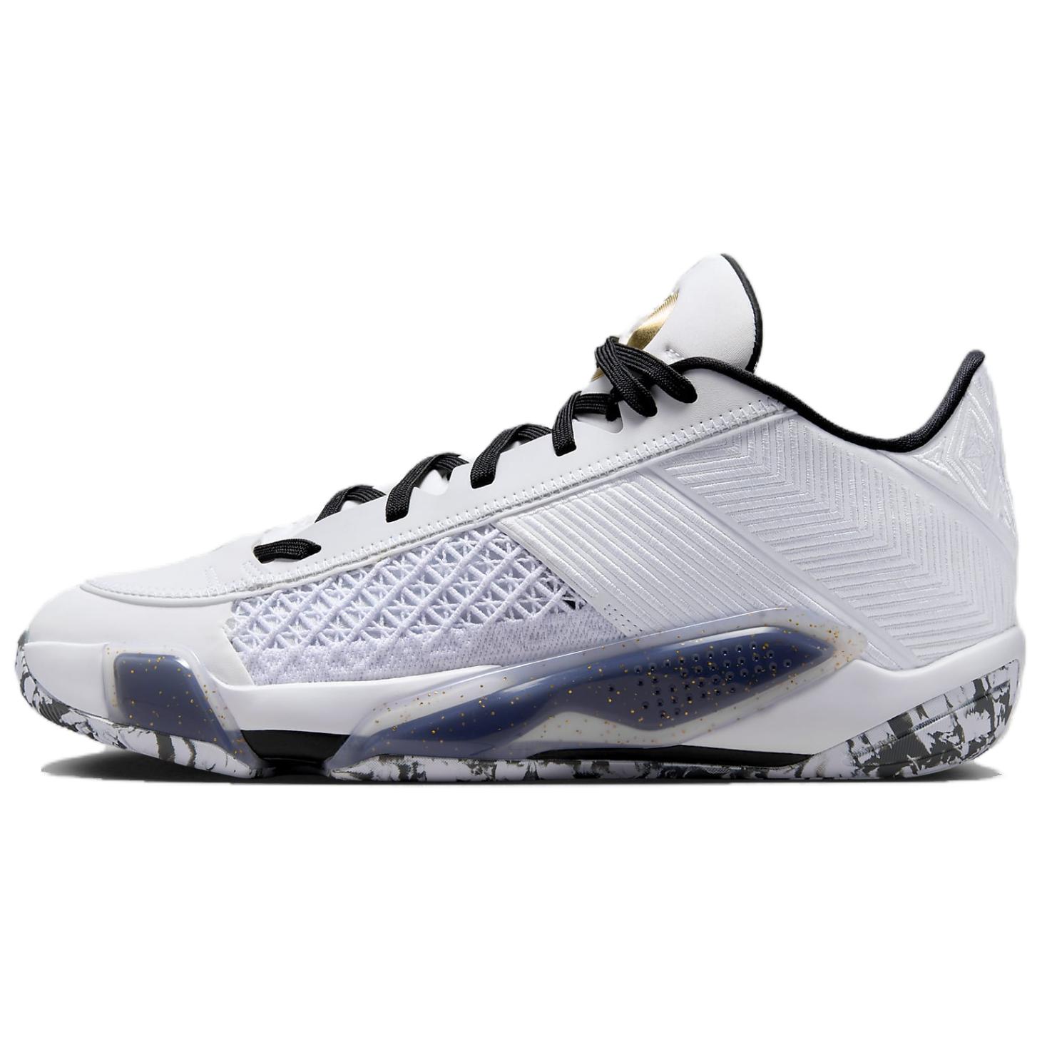Air Jordan 38 Low Pf ‘White Metallic Gold Black’
