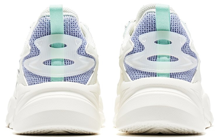 Erke Training Shoes Women’s Low Top Ivory White/Willow Purple