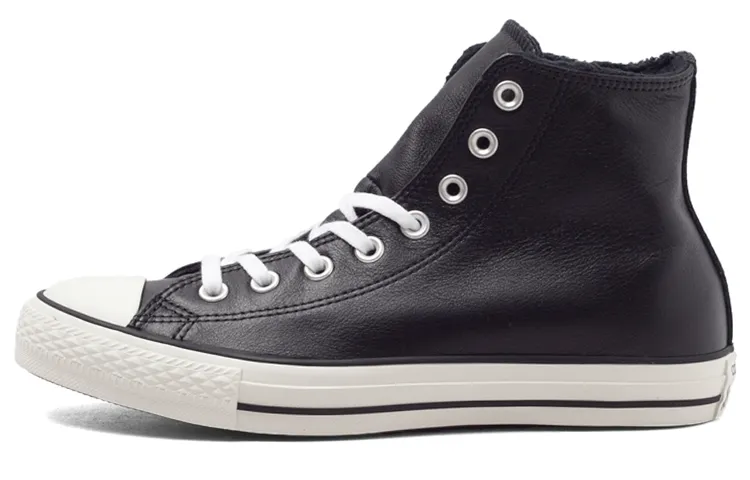Converse Chuck Taylor All Star 'Black Leather Fur'