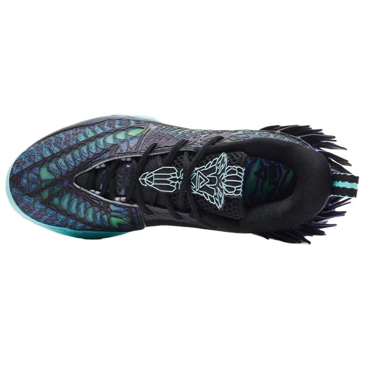 PEAK Taichi Triangle 4.0 Basketball Shoes Men’s Low Top Floral Black