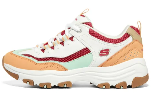 Skechers I Conik Low top Chunky Sneakers Women's Orange White Red