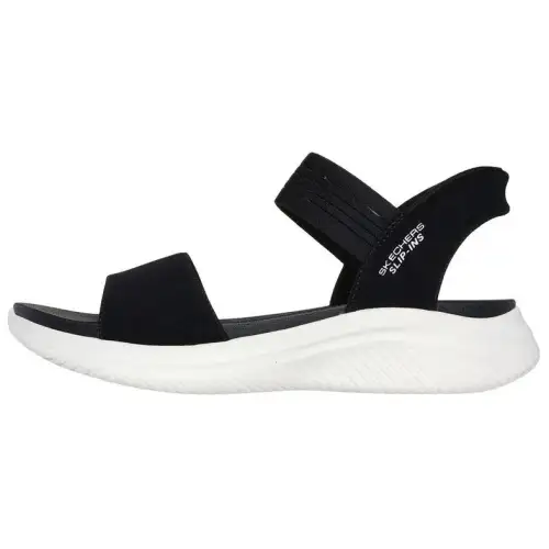 Skechers Ultra Flex 3.0 One Strap Sandals Women's Black