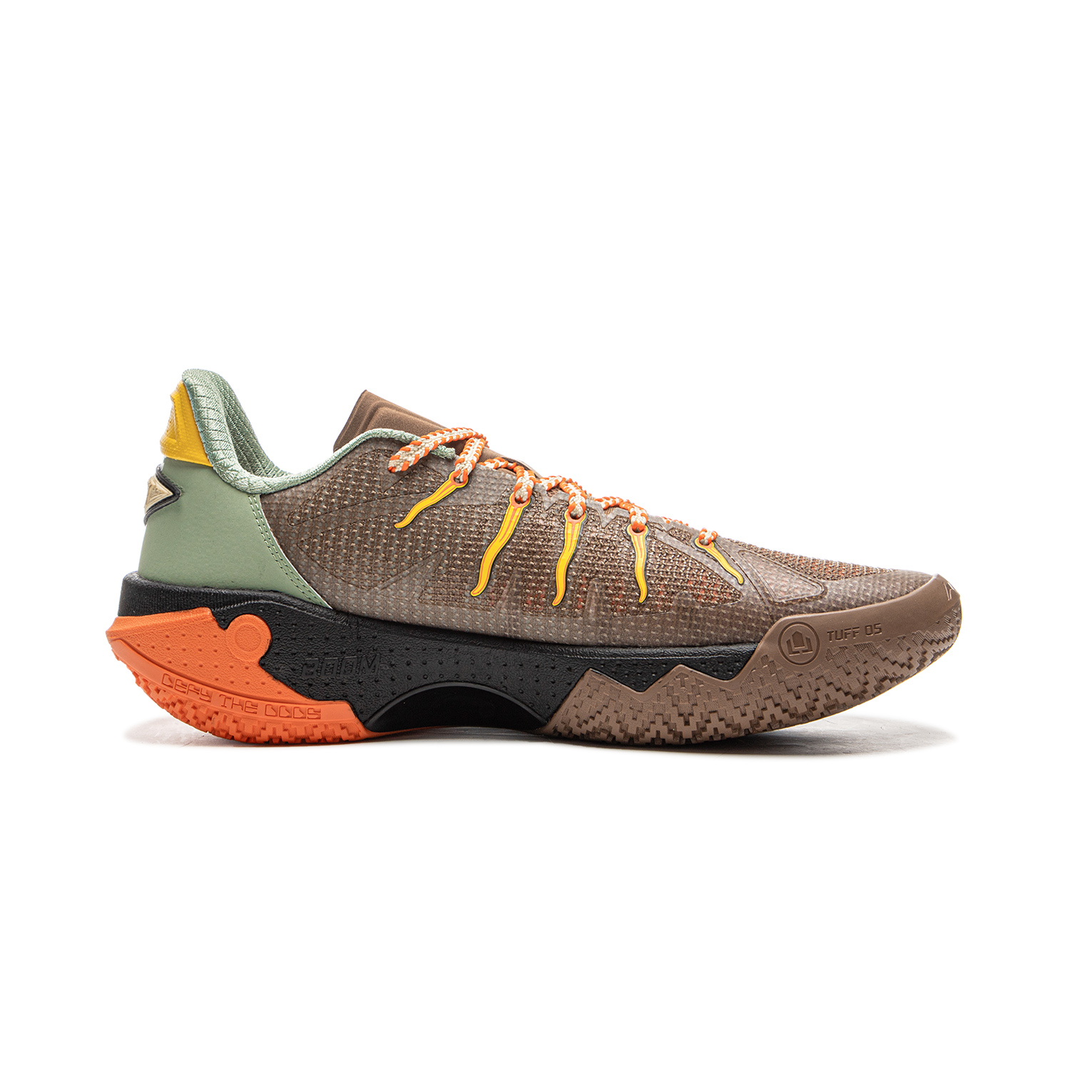 Li Ning Jie Ao 2 Low top Outdoor Basketball Shoes Men’s Brown Green