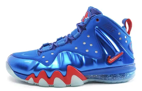 Nike Barkley Posite Max 76ers High Top Retro Basketball Shoes Men's Blue