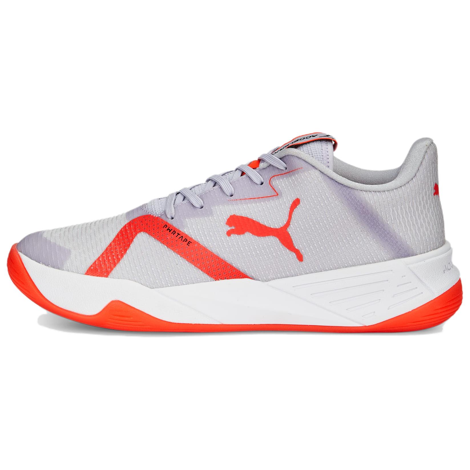 PUMA Accelerate Abrasion Resistant Low top Training Shoes Unisex Gray Orange