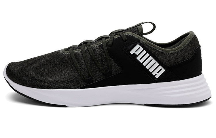 PUMA Radiate Low Alt Low Top Running Shoes Green/Black/White