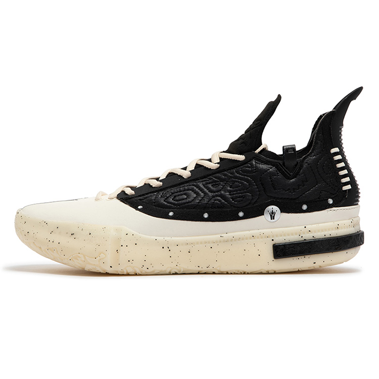 361° Slip Resistant, Abrasion Resistant, Height Increasing Low top Basketball Shoes Men’s Beige Black