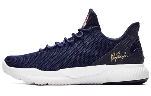 Anta Fabric Cushioning Slip Resistant Low top Basketball Shoes Men's