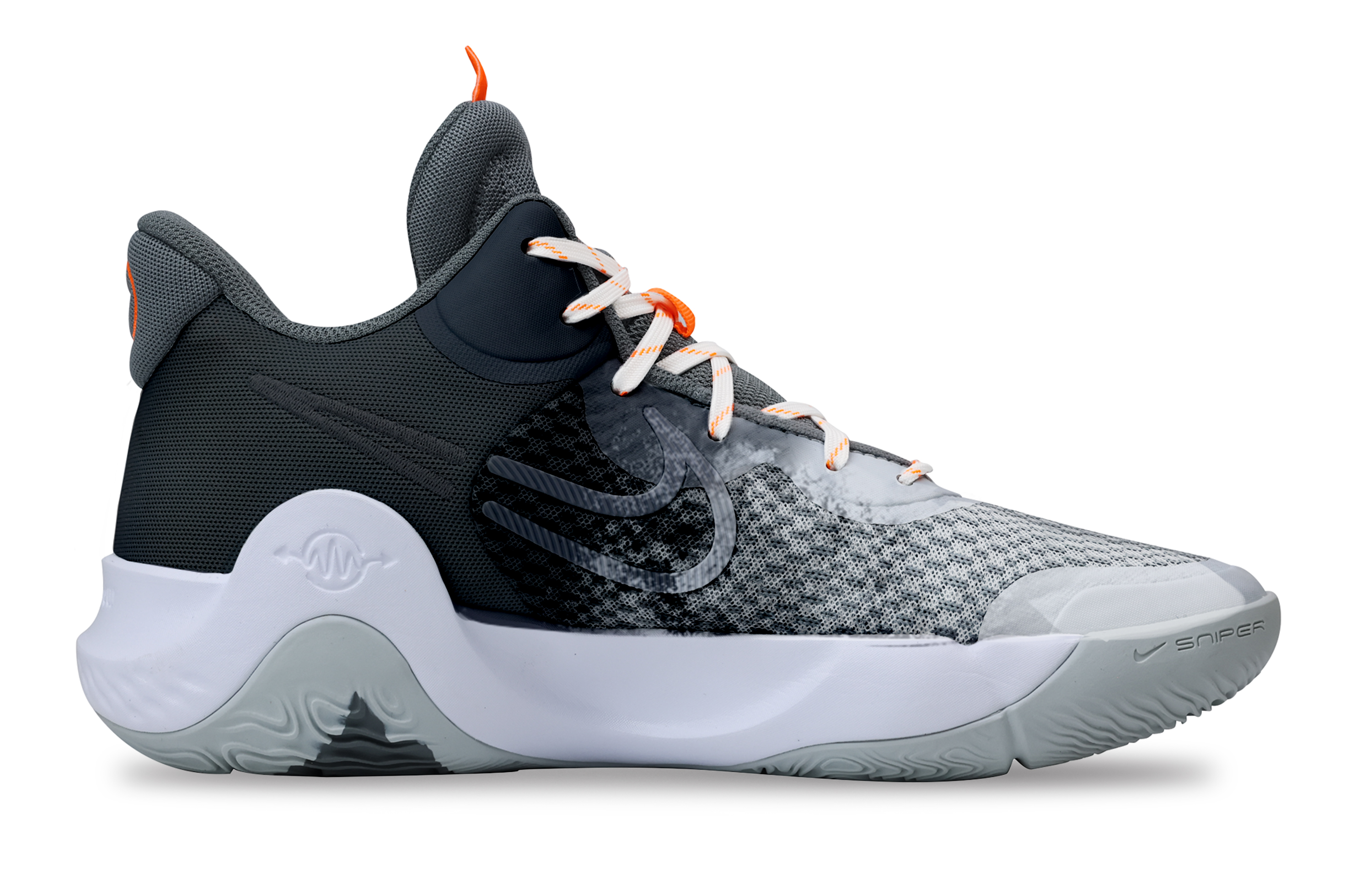 Nike KD Trey 5 IX Falling Star Black Box Fabric Cushioning Mid top Basketball Shoes Unisex Black