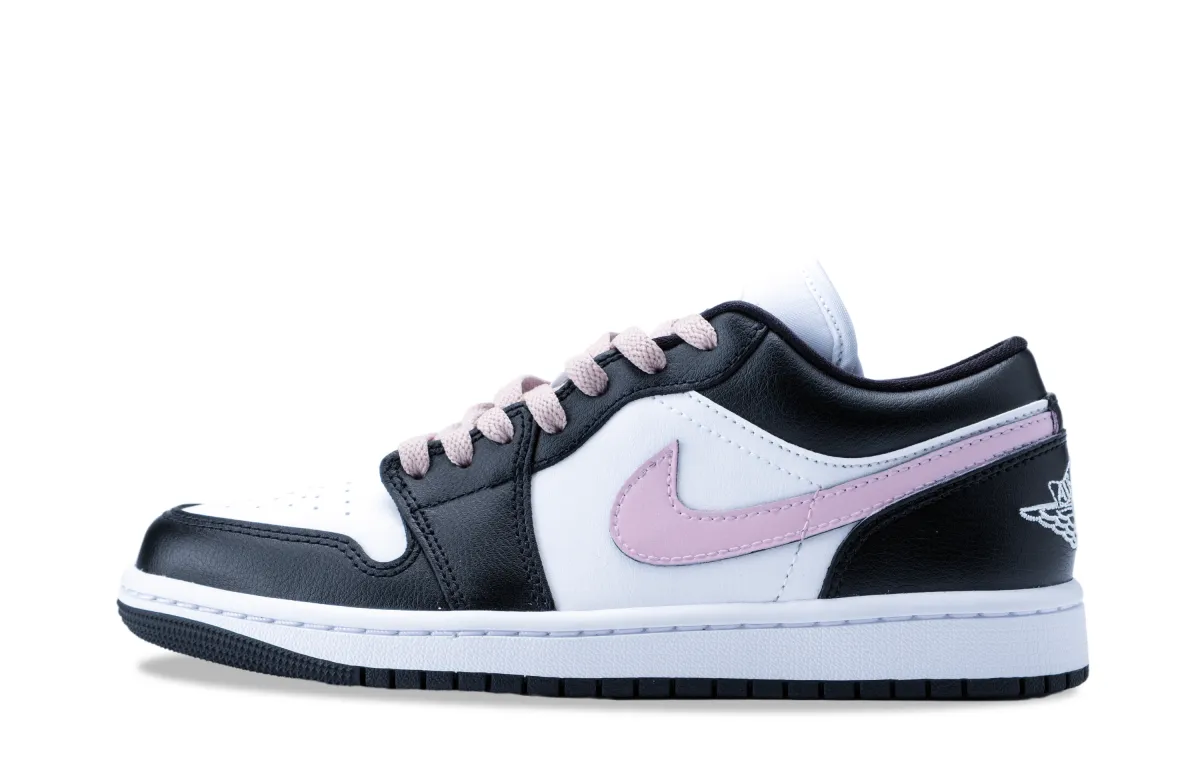 Jordan Air Jordan 1 Slip Resistant Low top Vintage Basketball Shoes Women's Pink