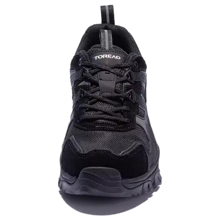TOREAD Cushioning Abrasion Resistant Cushioning, Wear Resistant Low top Hiking Shoes Men’s Black