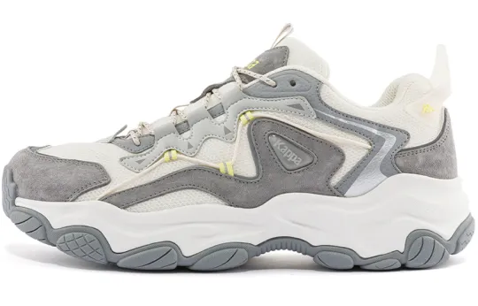 Kappa Textile, Synthetic Leather Cushioning Slip Resistant Abrasion Resistant Low top Chunky Sneakers Unisex
