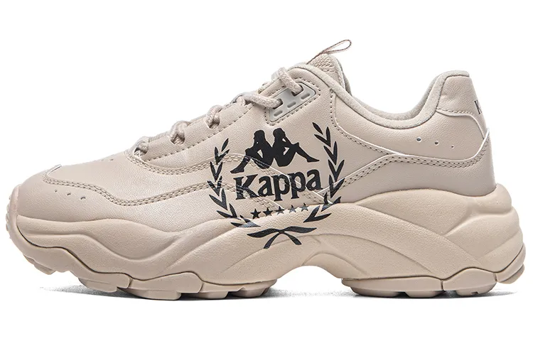 Kappa Slip Resistant Abrasion Resistant Low top Chunky Sneakers Unisex Brown Black