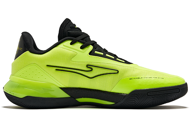 Erke Humble 1.0 Basketball Shoes Men’s Mid Top Neon Lime Green/Jet Black
