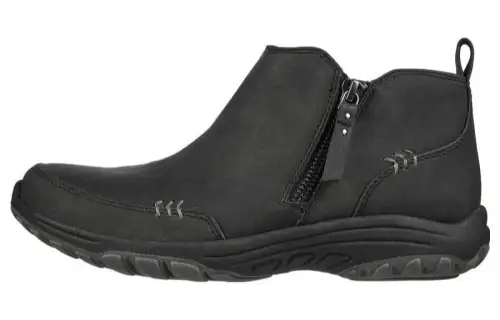 Skechers Reggae Fest 2.0 Slip Resistant Abrasion Resistant Ankle Boots Women's Dark Gray