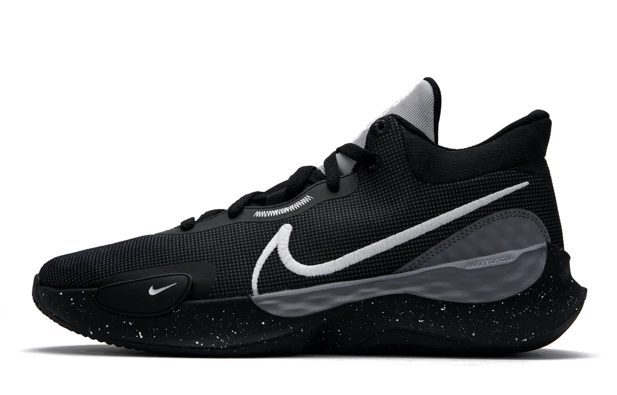 Nike Renew Elevate 3 Mercury Mid top Basketball Shoes Men's Black White