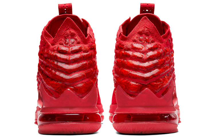 Мужские кроссовки Nike Lebron 17 (красный) — фото 4