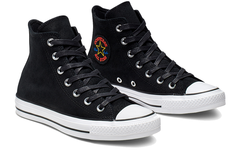 Женские кеды Converse Chuck Taylor All Star (черно-белые) — Чёрный / белый — фото 3
