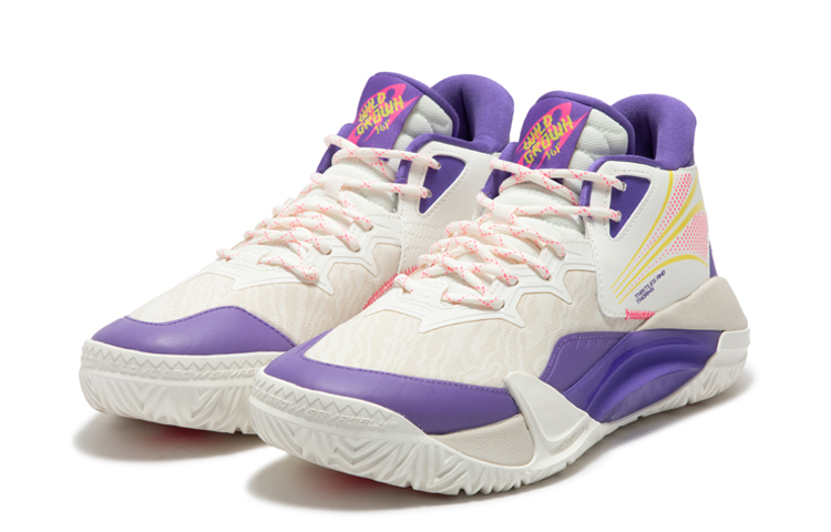 361° Thorn Basketball Shoes Men’s Mid Top Feather White/Ultraviolet