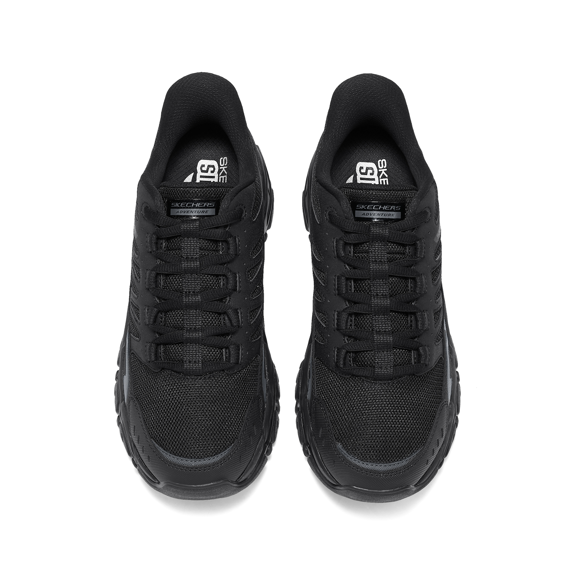 Skechers Slip Resistant Abrasion Resistant Low top Hiking Shoes Men’s Black