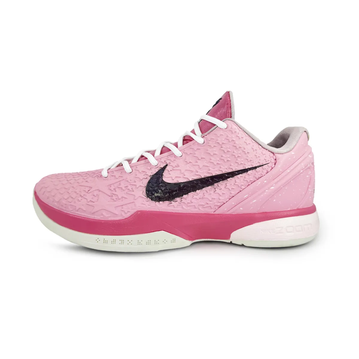 Nike Zoom Kobe 6 Cushioning Slip Resistant Abrasion Resistant Low top Basketball Shoes Men's Pink