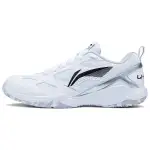 Li Ning Gale LITE Slip Resistant Abrasion Resistant Low top Badminton Shoes Unisex Standard White Black