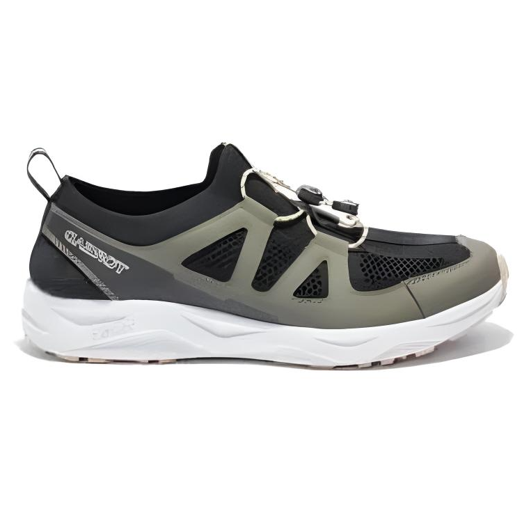 TOREAD Outdoor Sports Slip Resistant Abrasion Resistant Low top Hiking Shoes Men’s Black Green