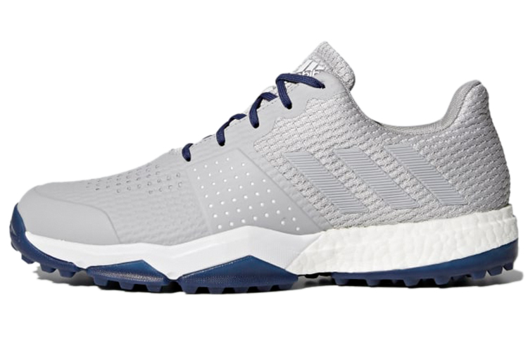 Adidas Adipower S Boost 3 Abrasion Resistant Low top Training Shoes Men's Gray Blue