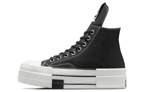 Chuck 70 Rick Owens x Chuck 70 Drkshdw Dbl Drkstar Converse High 'Black'