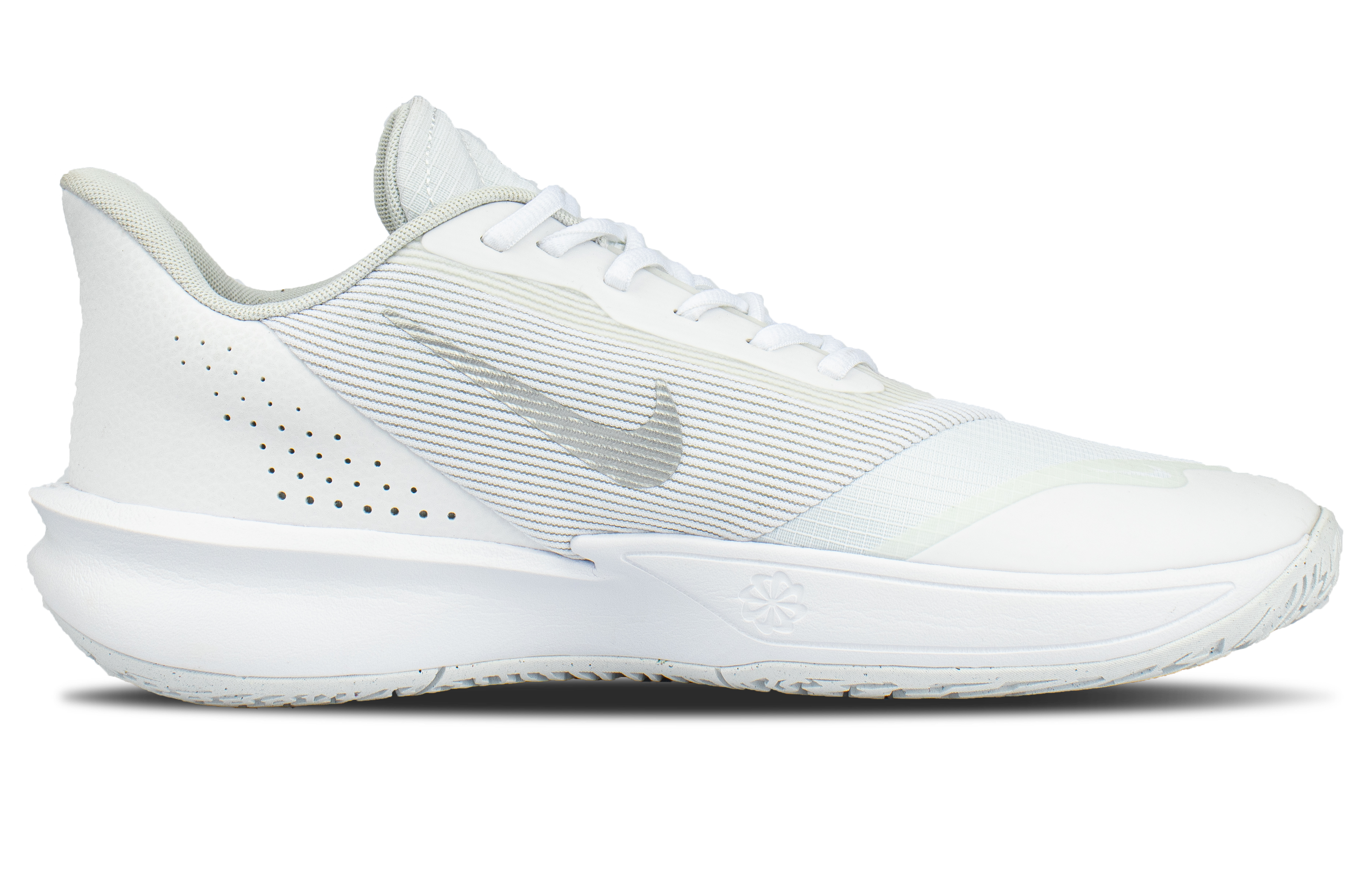 Nike Precision 7 Mesh Cushioning Low top Basketball Shoes Unisex White