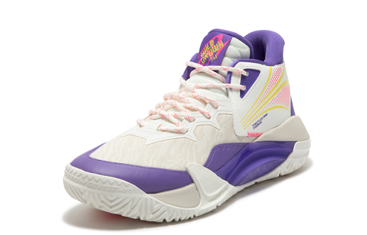 361° Thorn Basketball Shoes Men’s Mid Top Feather White/Ultraviolet