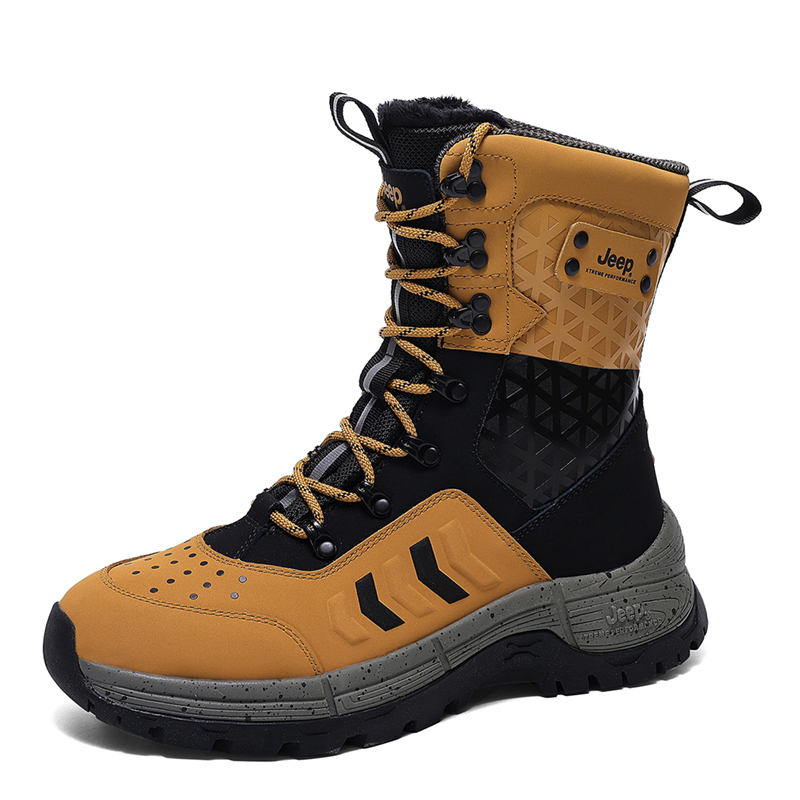 Jeep Cushioning Abrasion Resistant Thermal High top Hiking Shoes Men’s