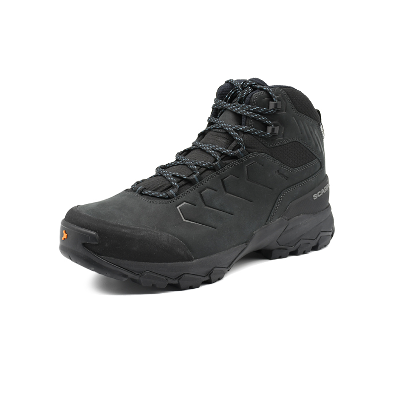 SCARPA Moraine Comfortable Round Toe Slip Resistant Slip Resistant High top Mountaineering Shoes Men’s Black