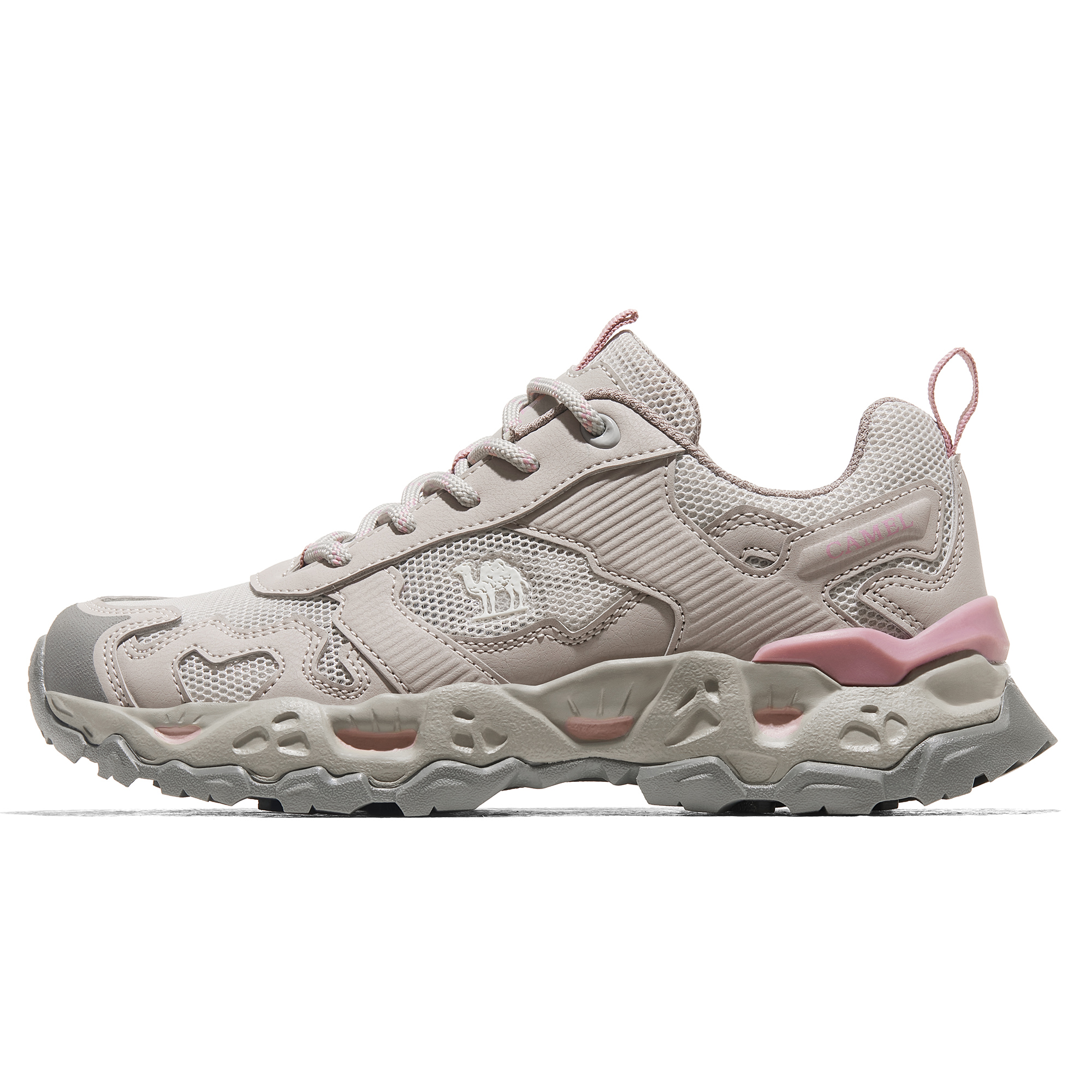 CAMEL Cushioning Slip Resistant Abrasion Resistant Breathable Lightweight Low top Hiking Shoes Women’s