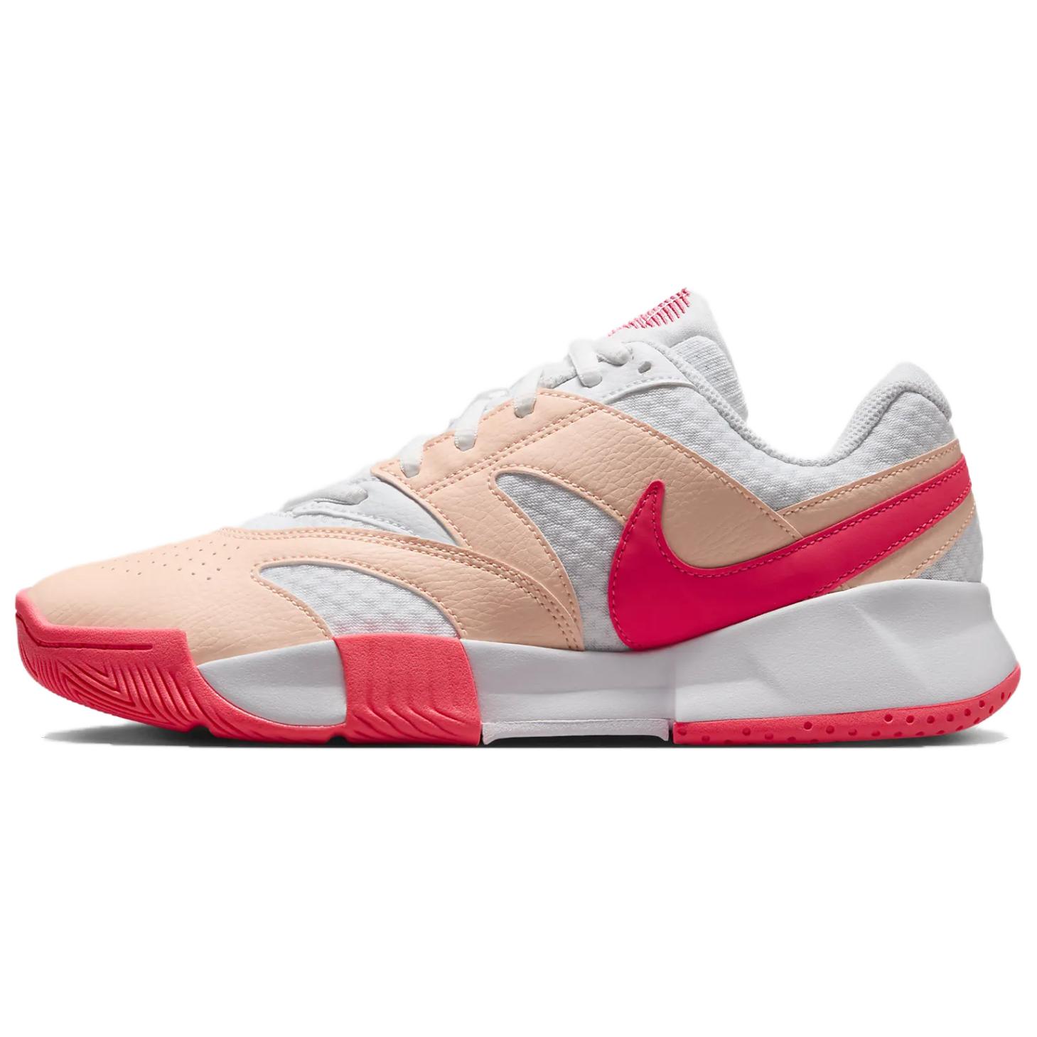 Nike Court Lite 4 White Crimson Tint Aster Pink Hot Punch Women’s