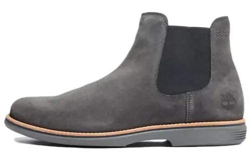 Timberland City Groove Wear resistant And Comfortable Ankle Length Chelsea Boots Smoke Gray