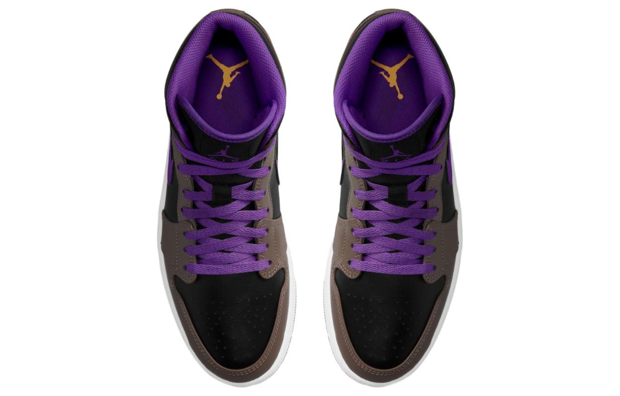 Jordan 1 Mid Purple Mocha