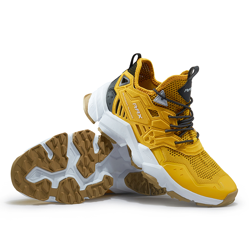 RAX Slip Resistant, Breathable, Lightweight Low top Outdoor Shoes Men’s Yellow