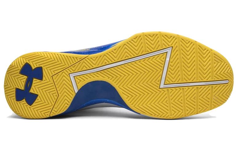 Мужские кроссовки Under Armour Under Armour (бело-сине-желтые) — Белыйсинийжёлтый — фото 5