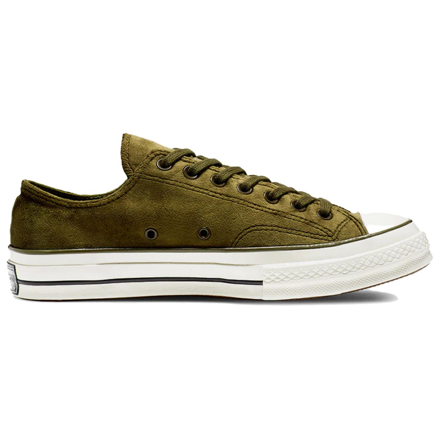 Кеды Converse Chuck 1970s Velvet Low Top (зеленые) — фото 2