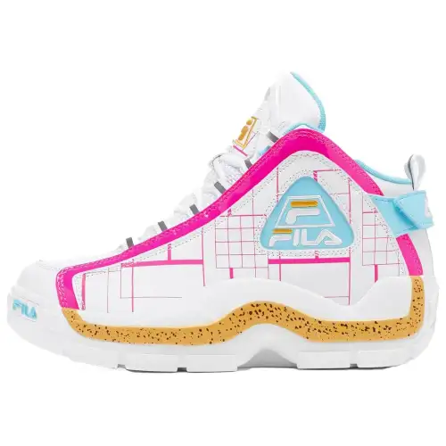 FILA Grant Hill 2 Mid top Vintage Basketball Shoes Women's White