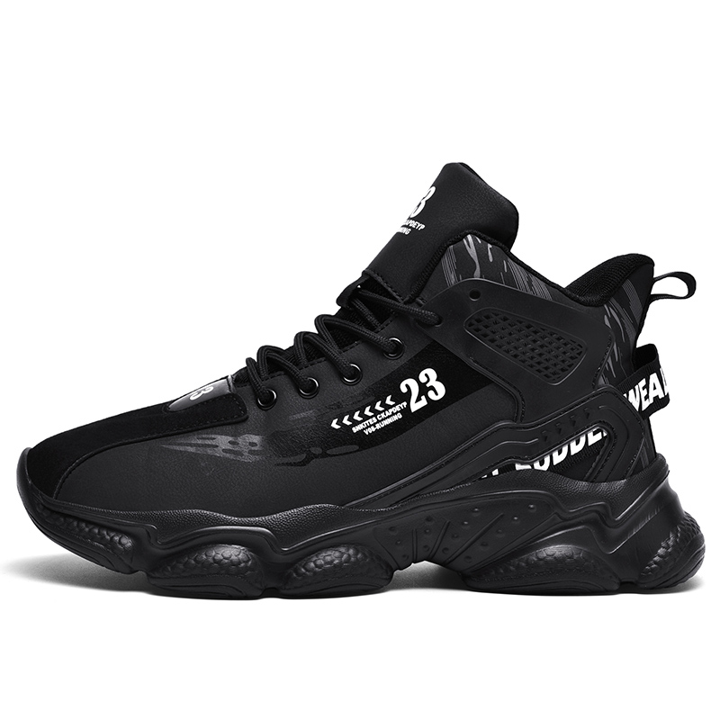 BAOZAOGONGYANG Cushioning Slip Resistant Abrasion Resistant Mid top Basketball Shoes Men’s